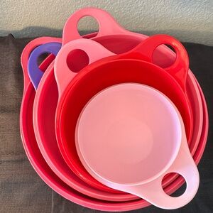 tupperware thatsa  bake bowl set Of 6 No Lids